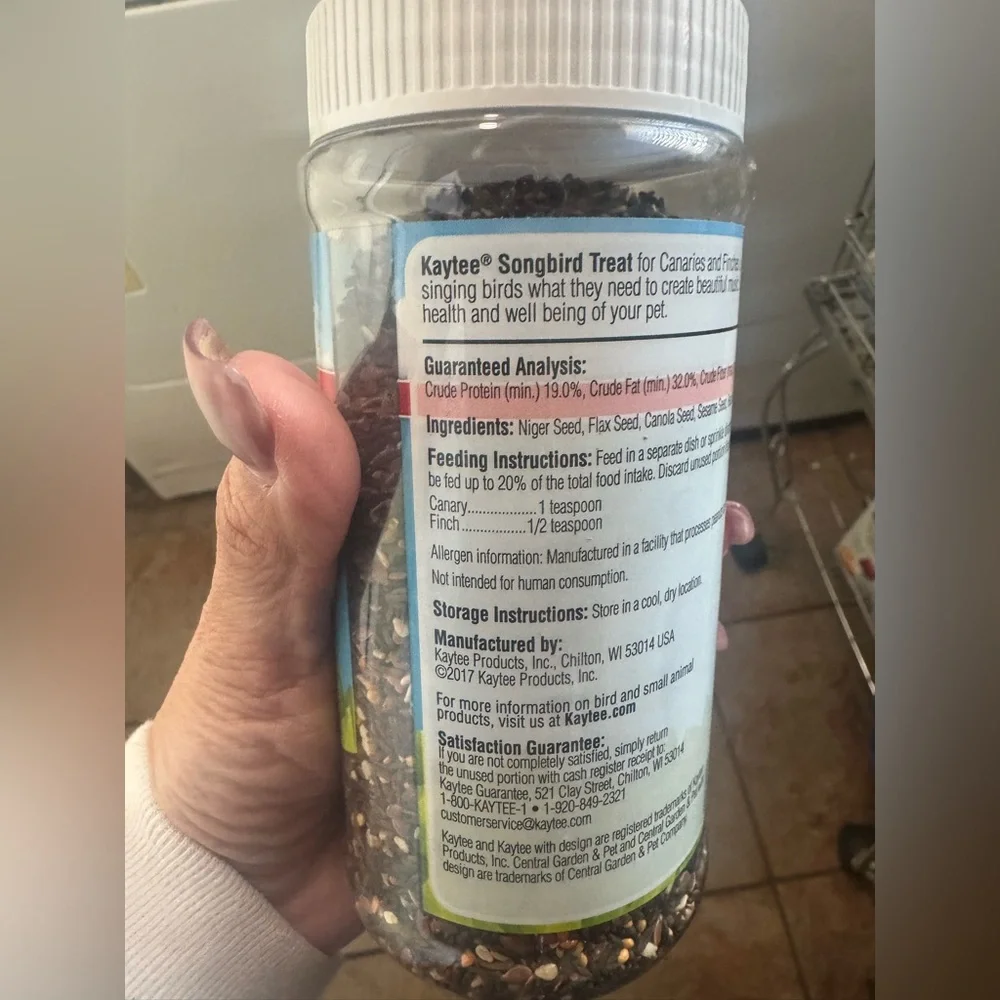 Kaytee Songbird Treat Mix canary and finch